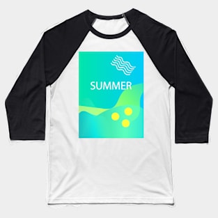 Summer abstract art Baseball T-Shirt